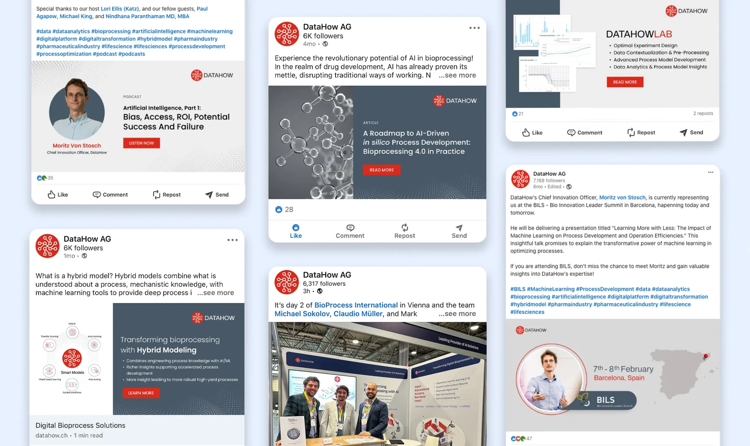 DataHow AG - Social Media
