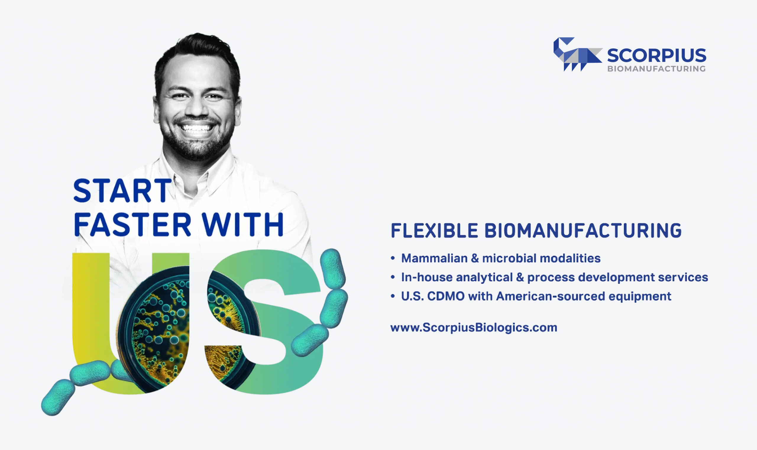 Scorpius BioManufacturing - Event Case Study - Creative