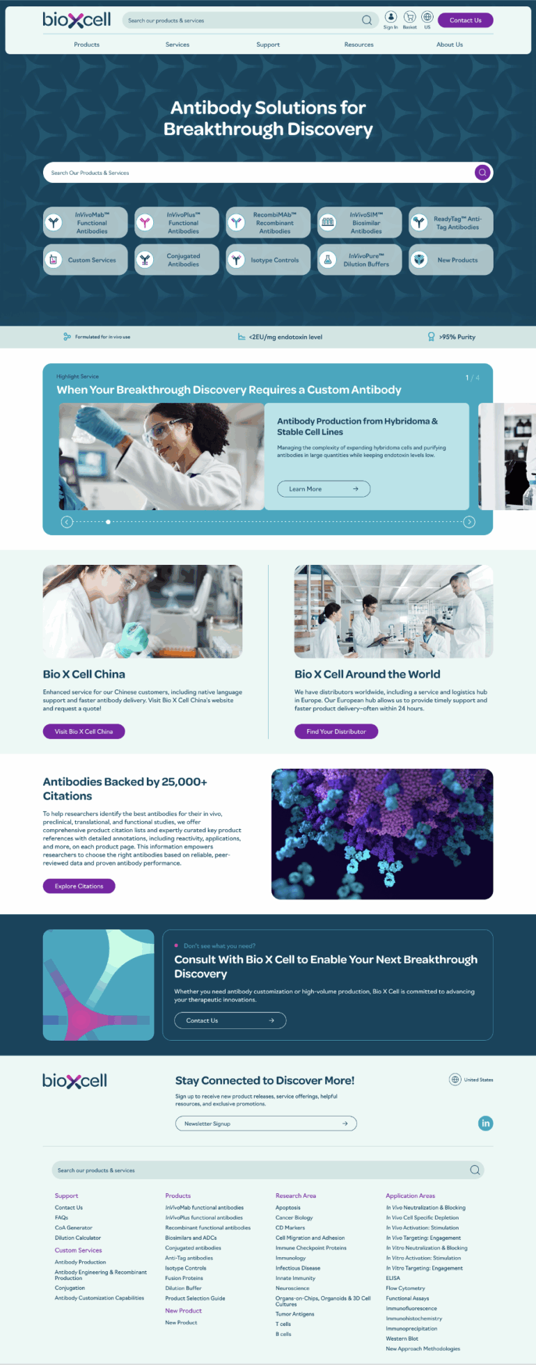 Bio X Cell Website