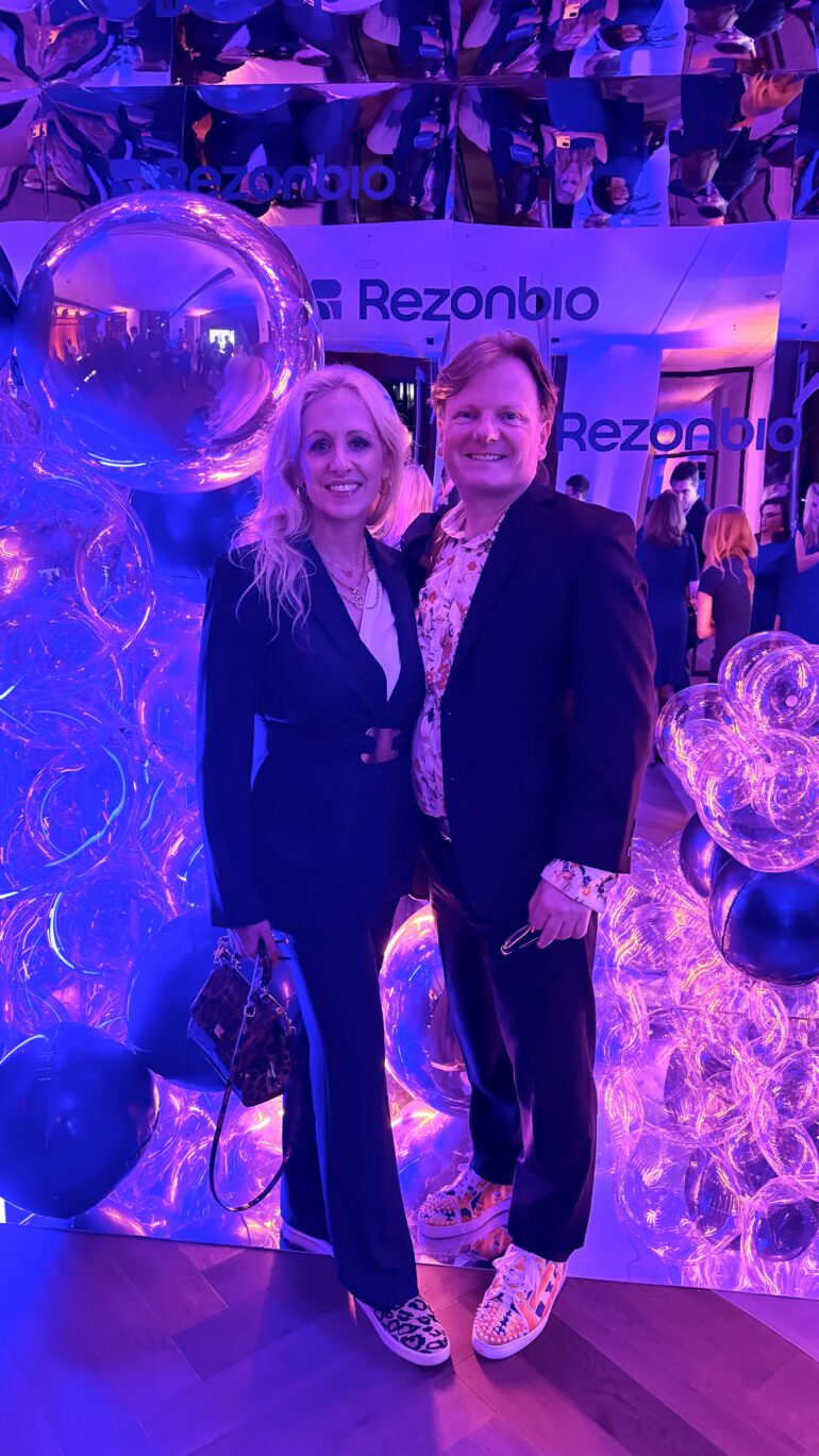 Nigel and Mary Lee at Rezon